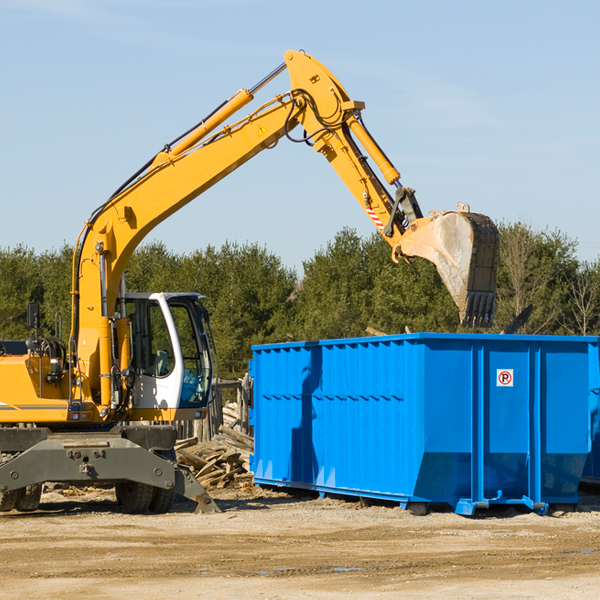 what size residential dumpster rentals are available in Ponderosa Pine New Mexico